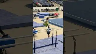 Cool P-Bars Routine⚡ 2025 Texas State Gymnastics Championships #sports #gymnastics #gym #shorts