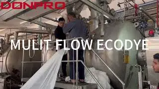 Innovative Textile Dyeing: Multiflow Machine in Action # DONRPO# TEXTILE