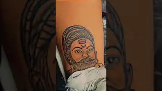 Chhatrapati Shivaji tattoo Inspire ink tattoo studio peddapalli