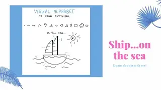 Easy ship drawing | step by step with simple shapes