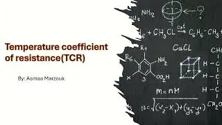 Temperature Coefficient of resistance (TCR) (معامل المقاومة الحراري )