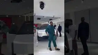 Big Congratulations to Davido as his Cyber Truck Arrived Lagos