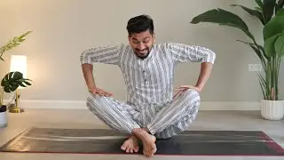 10 min stretching routine for your hips | cross leg position | YashYoga.