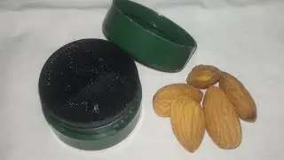 Healthy Almond waterproof gel eyeliner diy (kajal) | बादाम का हेल्थी वाटरप्रूफ काजल