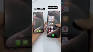 Comparison of iPhone 15 Pro and Honor X501+ 🤔