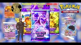 MUFTiiYT Pokemon TCG Pocket Video Log 1 - First 10x Packet Pack Openings