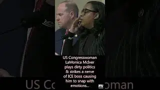 US Congresswoman LaMonica McIver plays dirty politics & strikes a nerve of ICE boss...