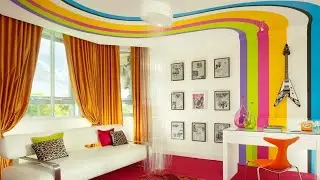 Bright, creative, unusual interior design in the Avant-garde style.
