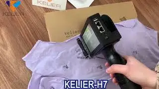 Kelier H7H7X handheld inkjet printer 12.7/25.4mm print size.Multi-languages