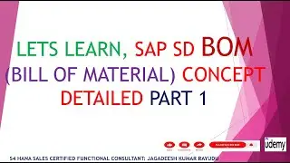 ДАВАЙТЕ ИЗУЧИМ КОНЦЕПЦИЮ SAP SD BOM (СПЕЦИФИКАЦИЯ МАТЕРИАЛОВ) ПОДРОБНЕЕ, ЧАСТЬ 1. ПРИСОЕДИНЯЙТЕСЬ...