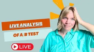 Let's do some LIVE A/B test Analysis with Bayesian Statistics. [CRO / Experimentation]