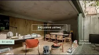 Residencia de autor con jardín y terrazas en la Condesa