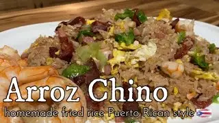 Arroz Chino estilo Puerto Rico (how to make Puerto Rican style Fried Rice)