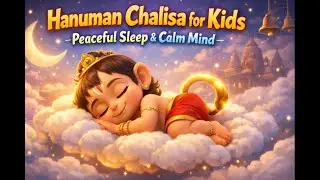 Hanuman Chalisa | Baby Sleep, Peace, Calm | Bal Hanuman Animated Video | RAP