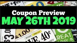Coupon Insert Preview for Sunday May 26th 2019 1 Insert
