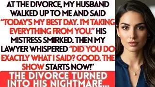 “I’ll take everything from you,” my husband said in court  But the divorce became his nightmare!