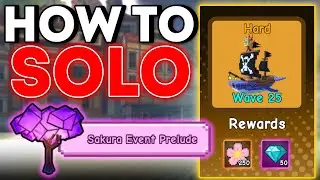 How to SOLO WIN *NEW* Sakura Event In Brainrot Tower Defense