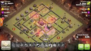 Clash of Clans TH10 Quad LaLoon 3 STAR ATTACK