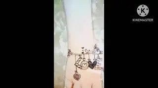 Back hand mehndi design love theme #love #lovestatus #lovetheme #lovemehndidesign #love_status