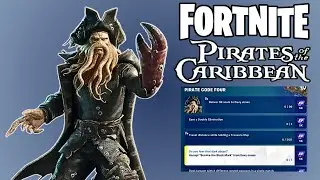 How To Complete The Cursed Sails Quests in Fortnite(Davy Jones Pirate Code Four Quests)!!!