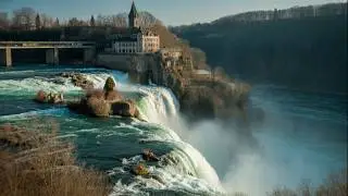Путешествие к величайшему водопаду Швейцарии! На лодке к подножию Рейнского водопада