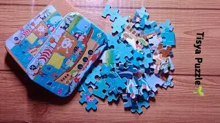 Menyusun Puzzle 60 pcs | Bermain seru bersama &lrm;@TisyaPuzzle