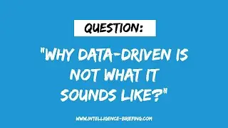 Why Data-Driven Is Not What It Sounds Like? (Guest: Mark Stouse)