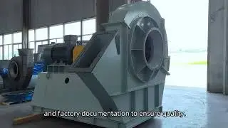 Medium pressure centrifugal fan for environmental protection equipment