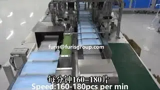 double station high speed face mask machine capacity 160-180 pcs per min