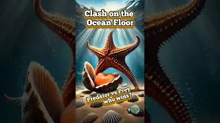 Starfish vs Clam: The Ocean's Hidden Predator Prey Battle Caught on Camera