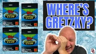 ❄️Gretzky Search!✨1991 Topps Stadium Club Hockey Packs✨❄️