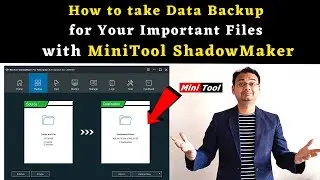 How to take Data Backup for Your Important Files - MiniTool ShadowMaker Software Review (Hindi)