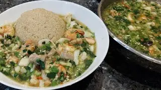UNDER 4 MINUTES HEALTHY OKRO SOUP || OKRA SOUP RECIPE