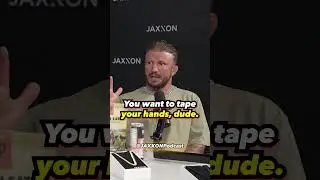 #JoePyfer not taping his hands in #ufc