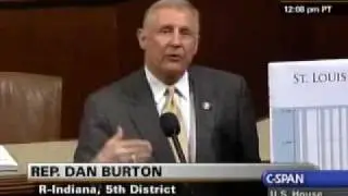 2 13 09   Rep  Dan Burton addresses the House after the passage of H R  1, the Democrat Stimulus