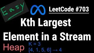 Kth Largest Element in a Stream - LeetCode 
