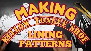 Learn shoe designing chapter 42 (how to make bellow tongue lining patterns) by @DESIGNER SHOES.