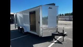 ROCK SOLID CARGO - 7X16 TANDEM ENCLOSED TRAILER / KLEIN QUALITY TRAILERS OF NORTHPORT AND SEMMES, AL