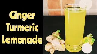 Super easy ginger turmeric lemonade |healthy lemonade without sugar|effective immunity booster drink