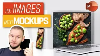 How to use Mockups in PowerPoint - Put pictures into mockups ✅🔥