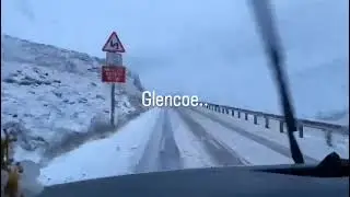 Glencoe, a winter drive through the Highlands