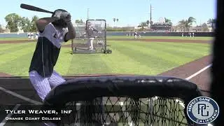 Tyler Weaver Prospect Video, Inf, Orange Coast College