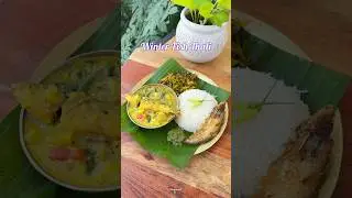 Winter Fish Thali from Assam #assameseyoutuber #ytshort #ashortaday