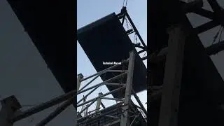 Final View Lifting Approach Erection Location Safely Done