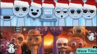 Incredibox Sprunki - JINGLE BELLS (MOD) VS Incredibox Sprunki 3D Edition | Wave Tiles #sprunki