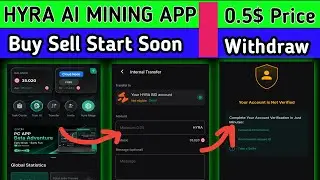 Hyra Ai Mining App Full Detail || How To Earn Money From Mining App