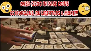 I Spent OVER $2500 ON RARE COINS & SILVER! CC Morgan SILVER Dollars, BU LIBERTAD ROLL & MORE!