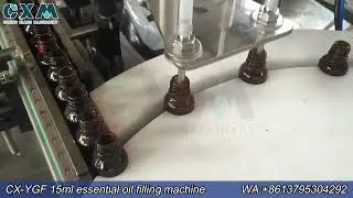 CX-YGF Essential Oil Bottle Filling Machine | 2000 BPH High-Speed Demo