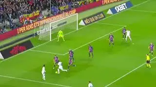 Real Madrid goal against Barcelona araujo own goal (ElClasico)