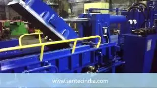 HORIZONTAL  SCRAP  BALER  - TRIPLE  COMPRESSION  TYPE